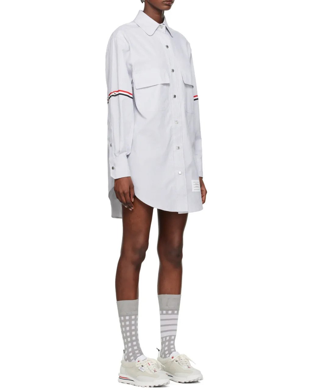Rwb Stripe Longline Shirt
