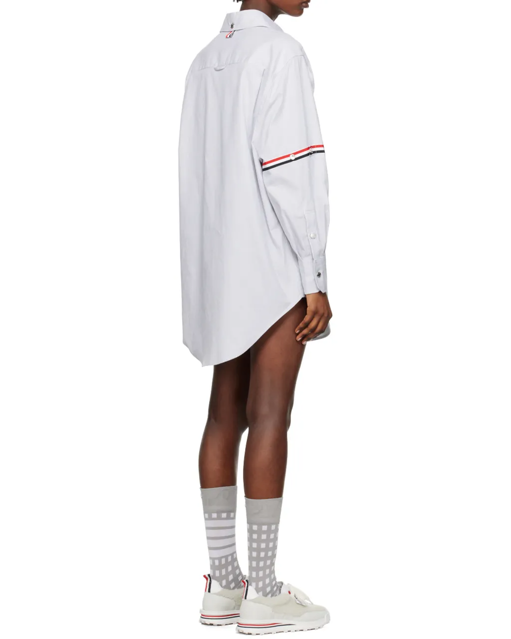 Rwb Stripe Longline Shirt