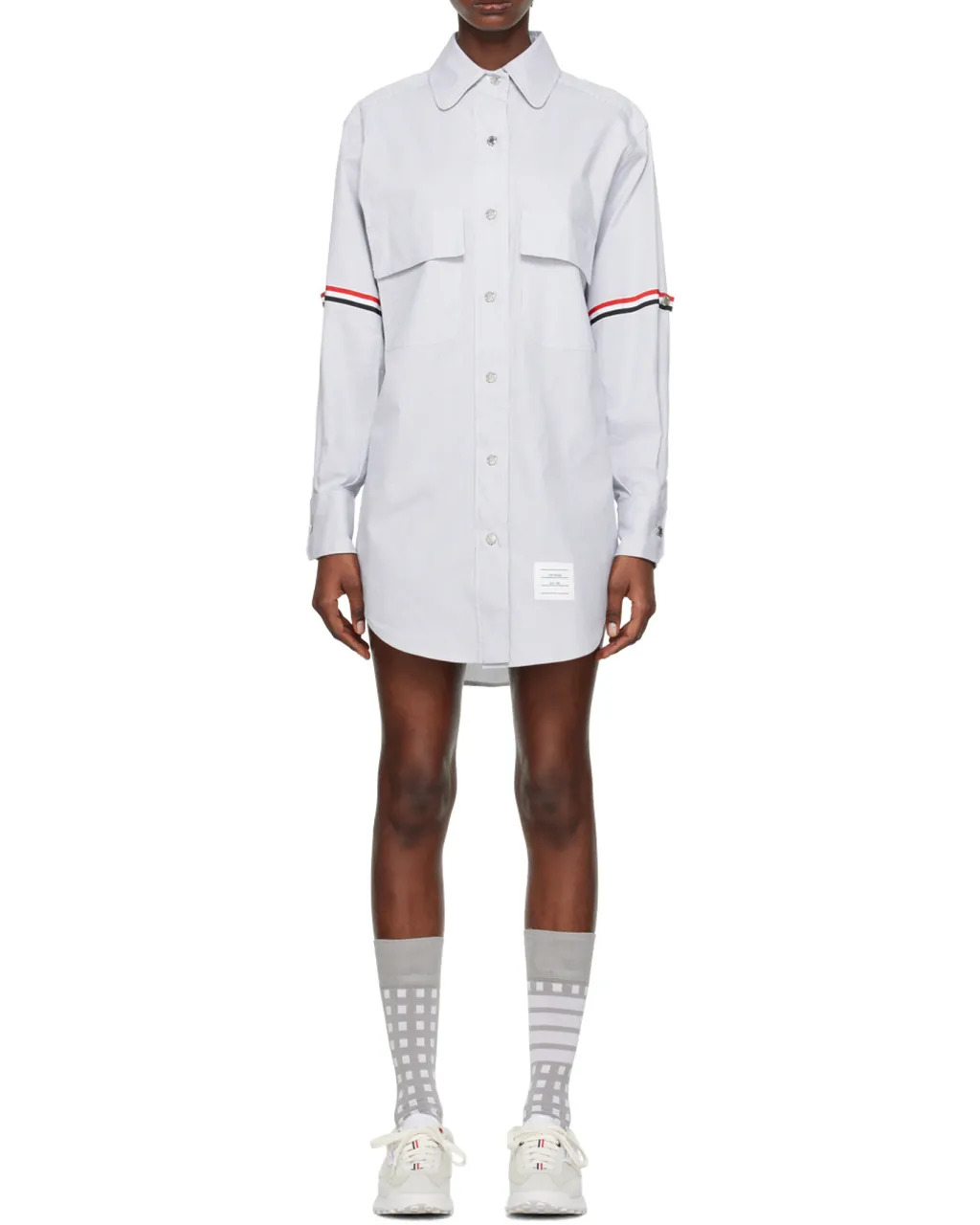 Rwb Stripe Longline Shirt