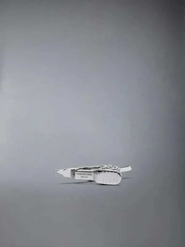 Feather-Motif Brooch