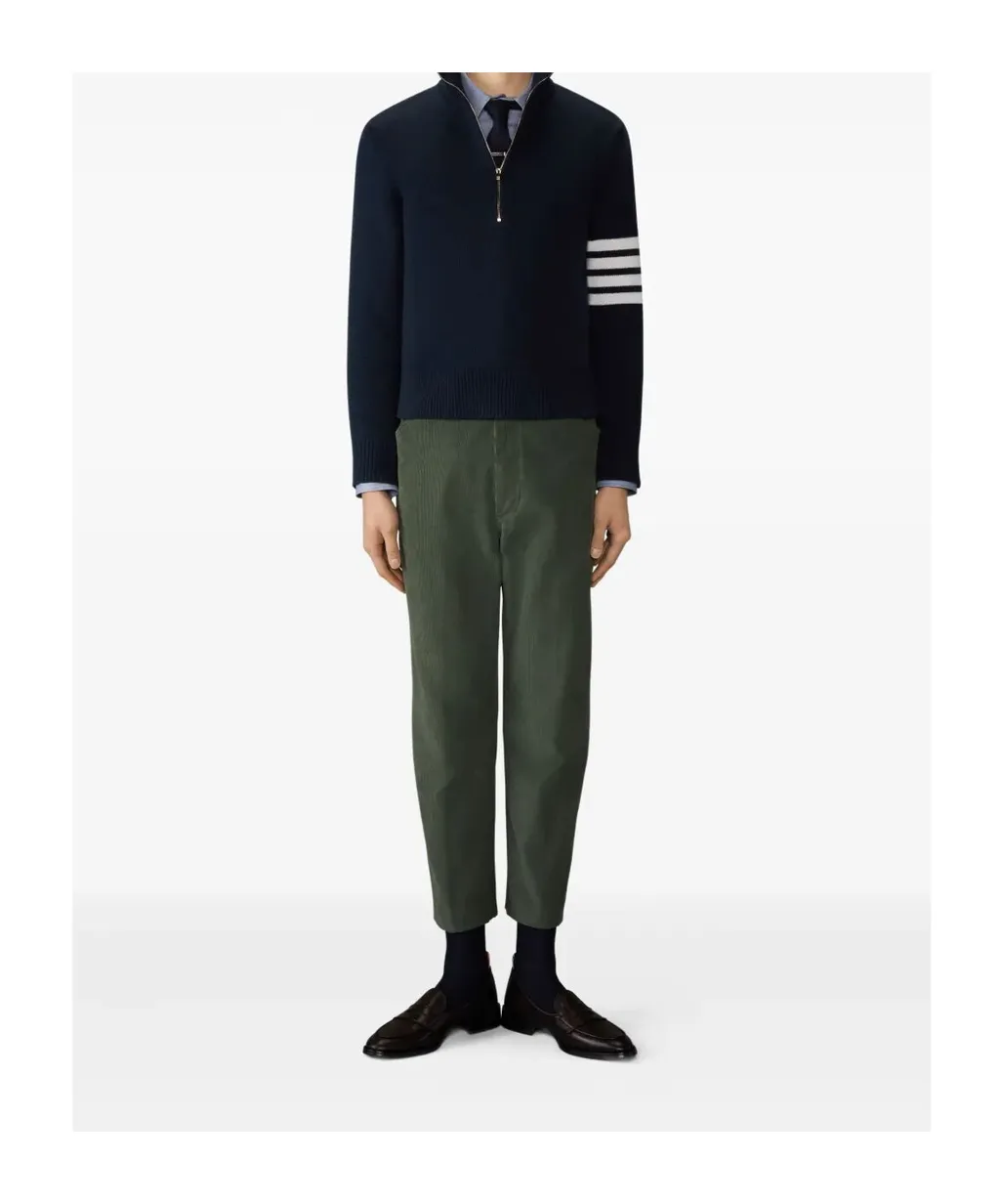 Half-Zipped Funnel Neck Jumper