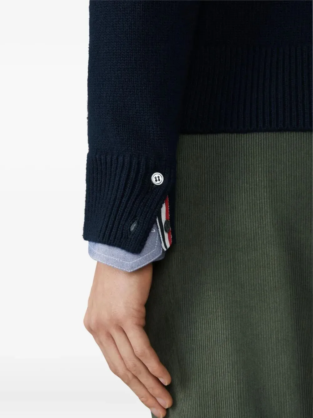 Half-Zipped Funnel Neck Jumper
