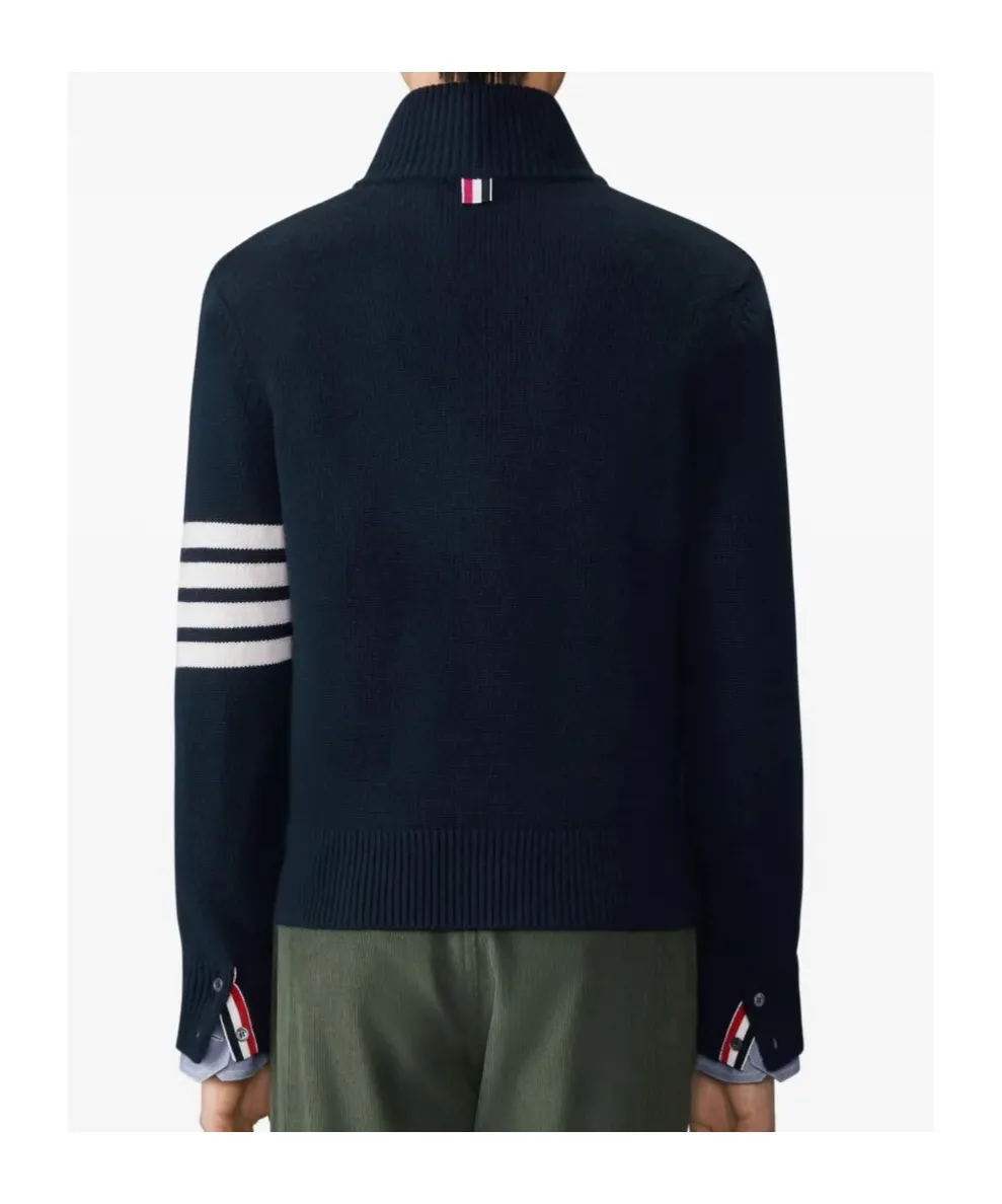Half-Zipped Funnel Neck Jumper