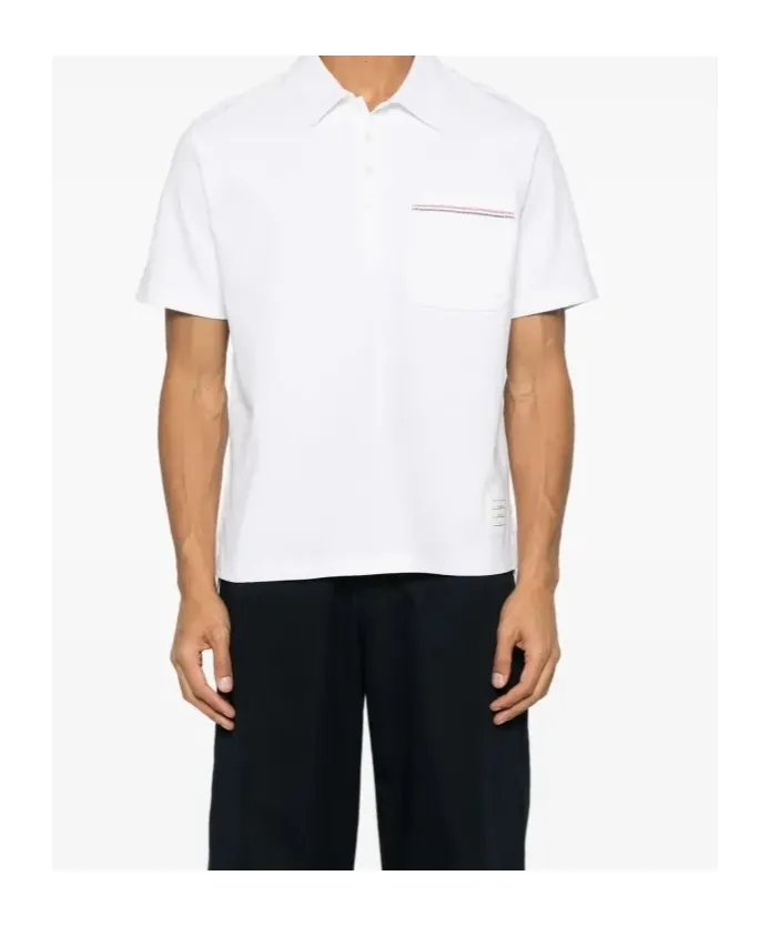 Rwb Trim Short Sleeved Polo Shirt