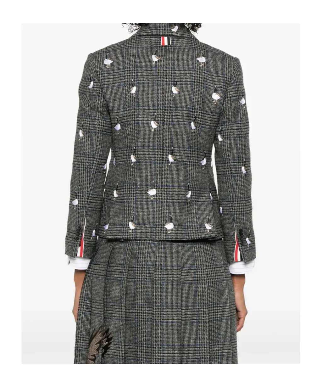 Prince Of Wales Hunting Tweed Blazer