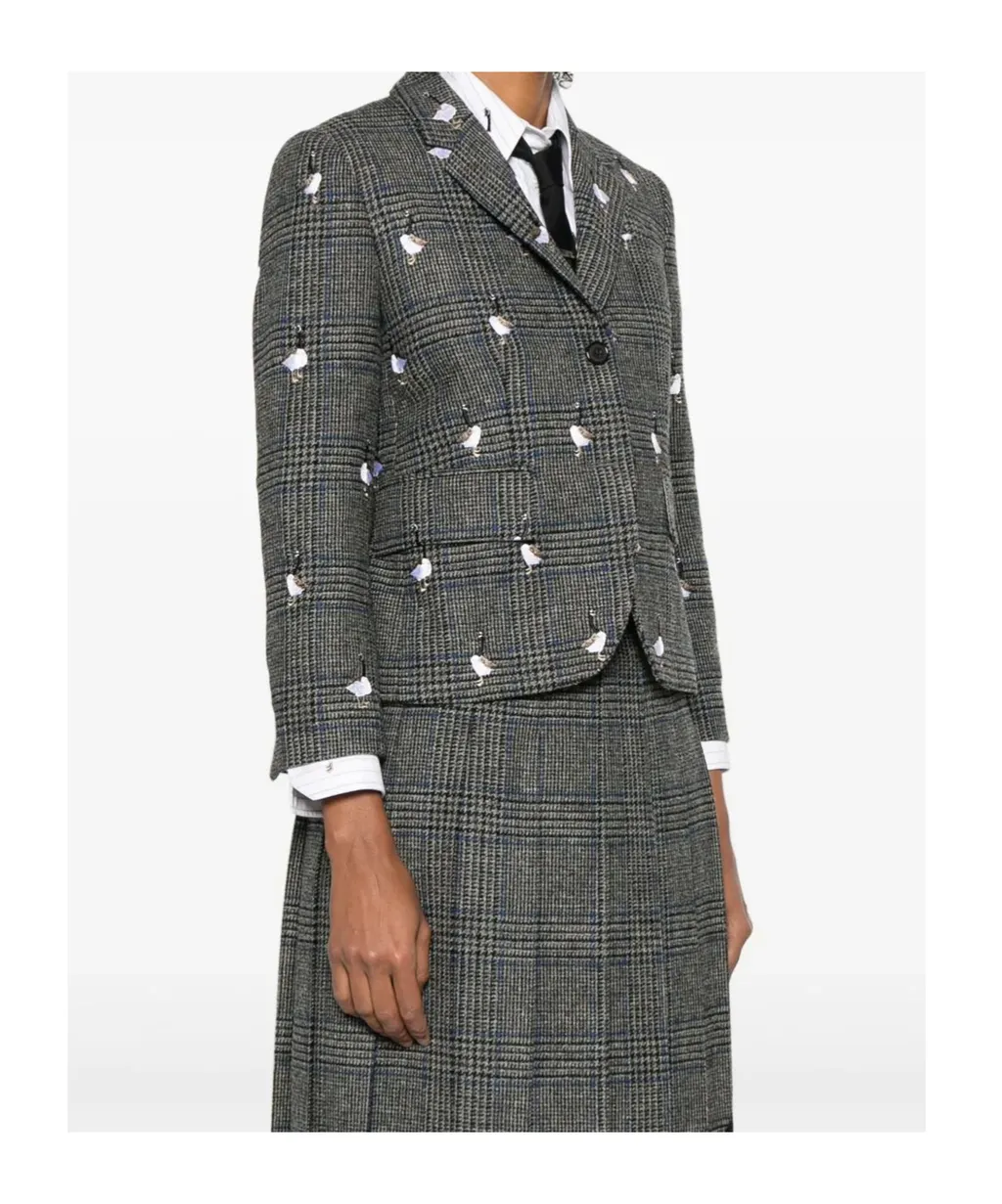 Prince Of Wales Hunting Tweed Blazer