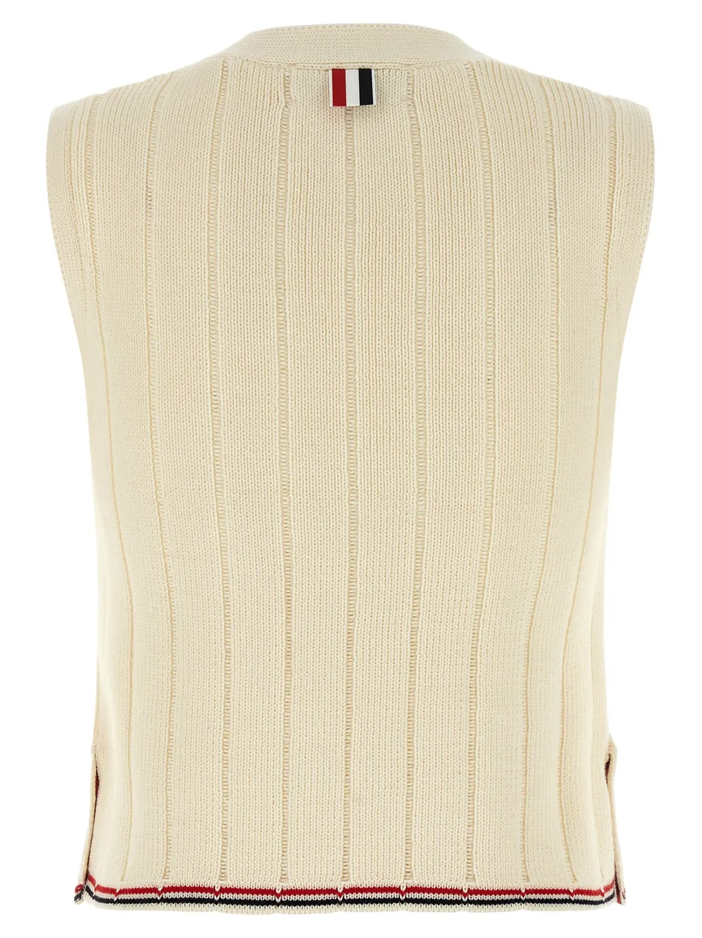 Ribbed V-Neck Vest