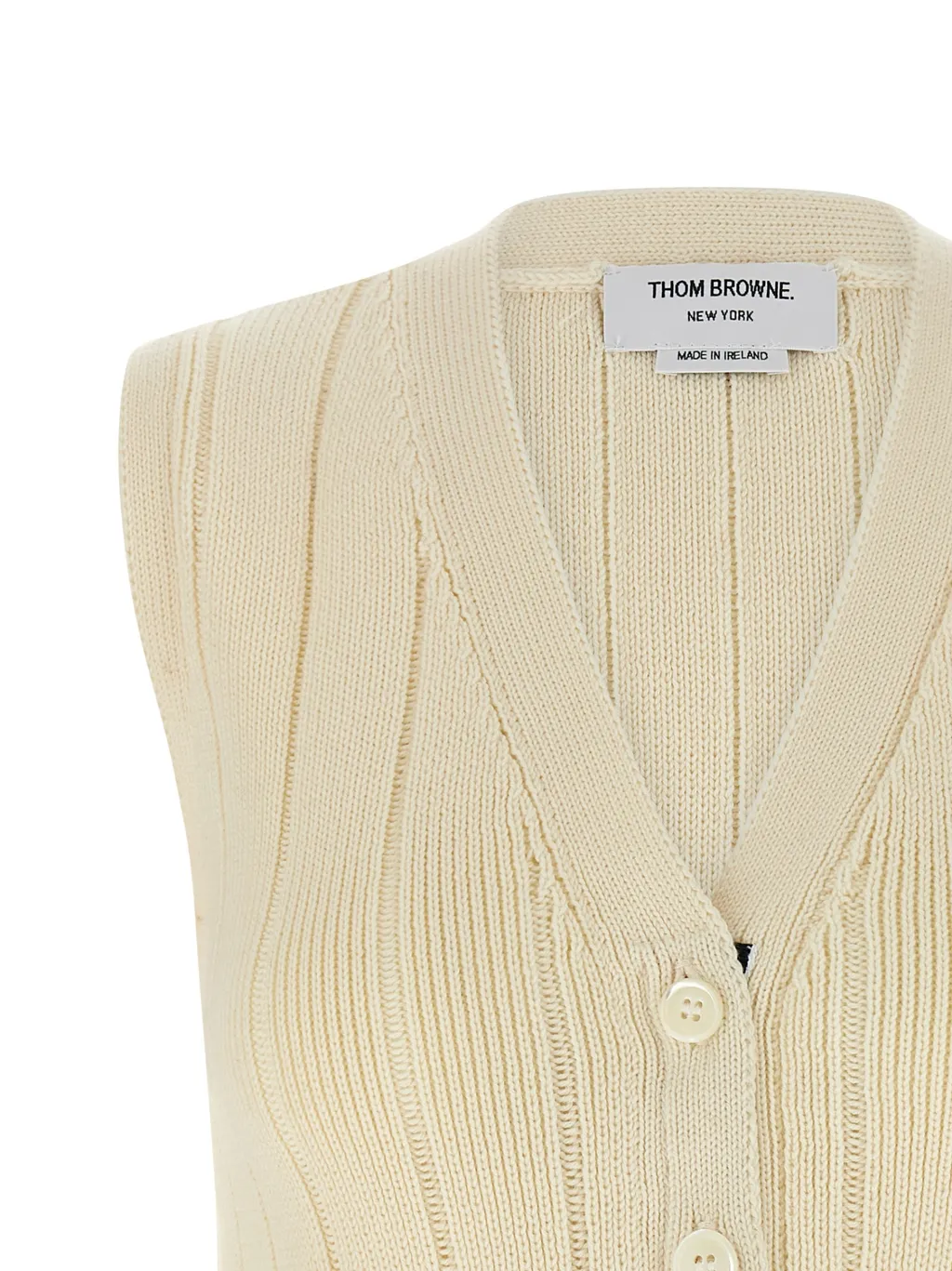 Ribbed V-Neck Vest