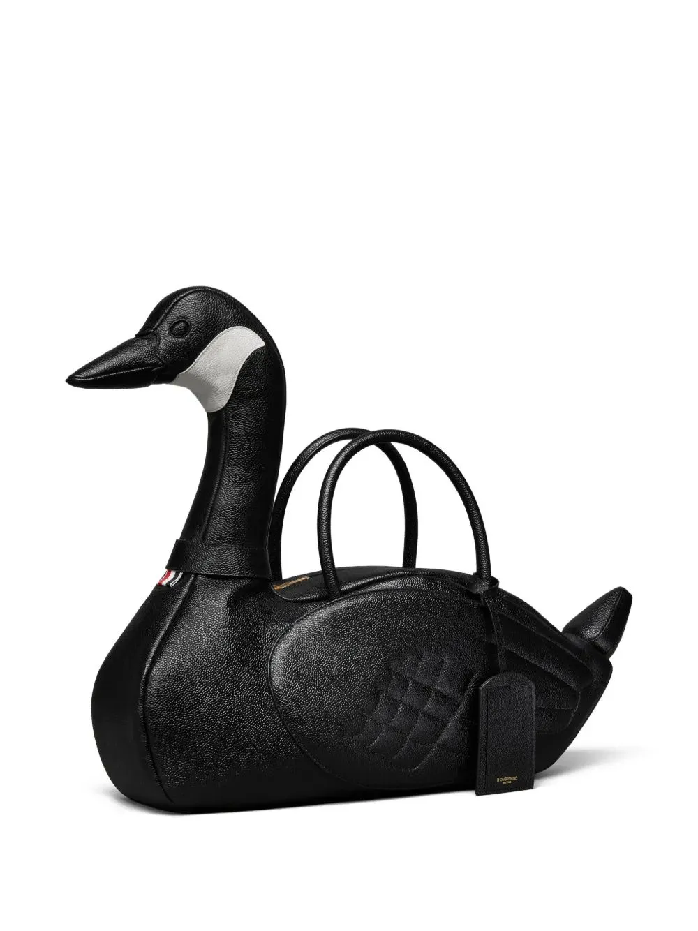 Goose-Motif Tote Bag