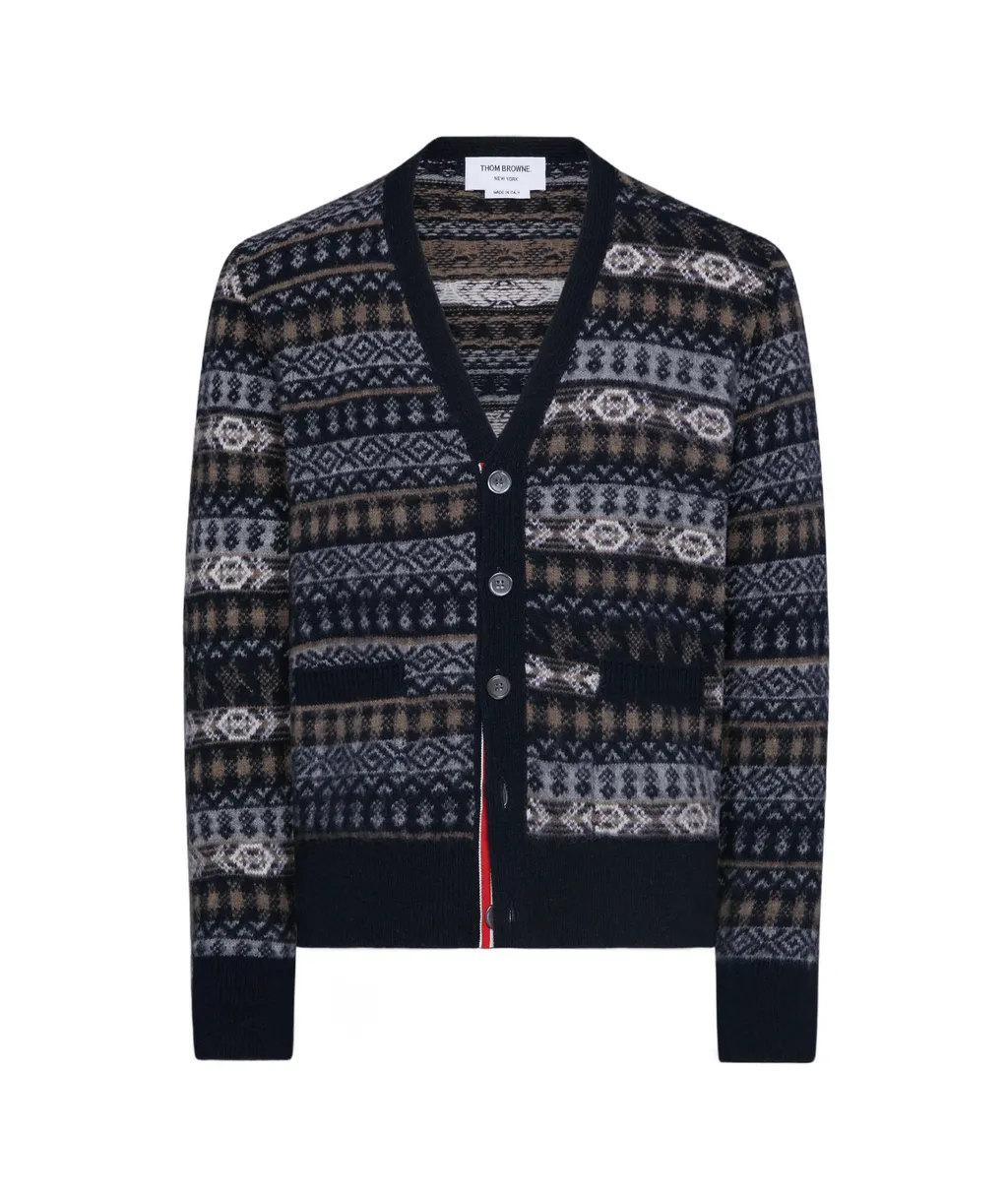 Fair Isle Wool Cardigan