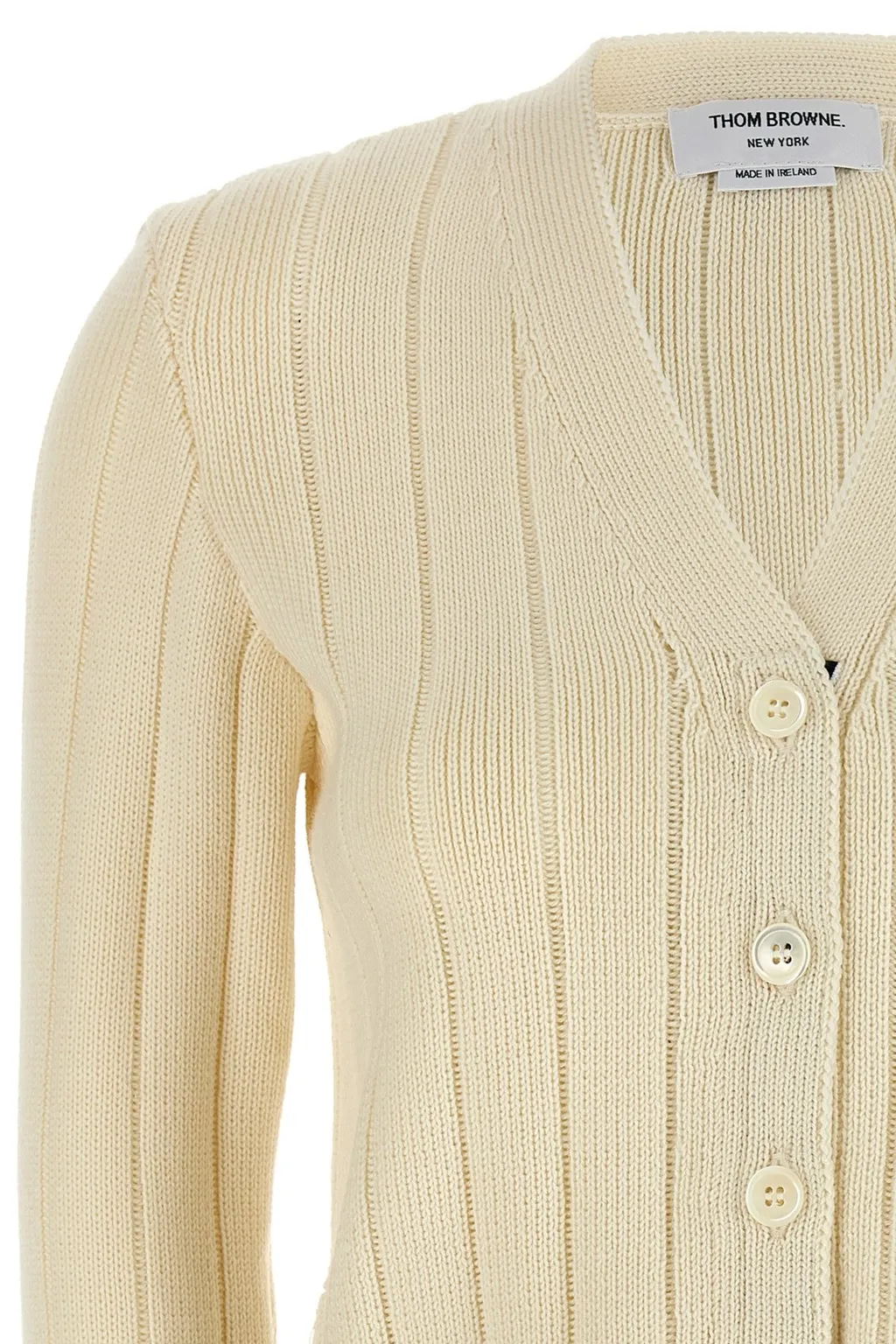 Ribbed Wool Cardigan