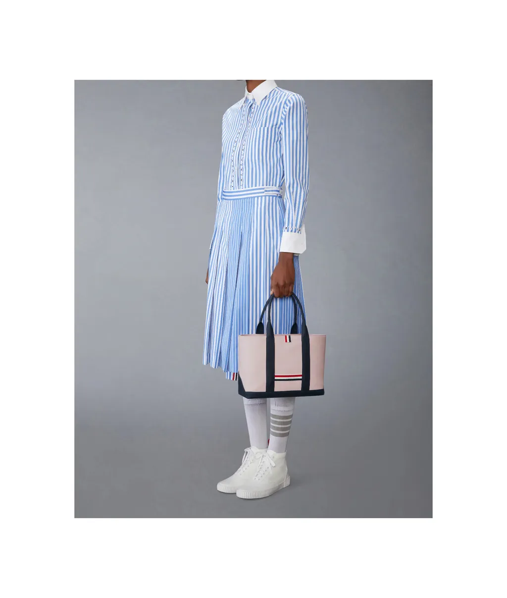 Stripe-Detailing Tote Bag