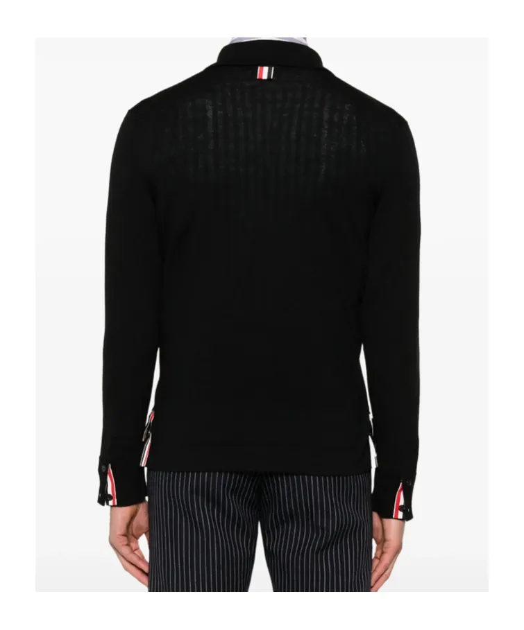Rwb-Stripe Virgin Wool Cardigan