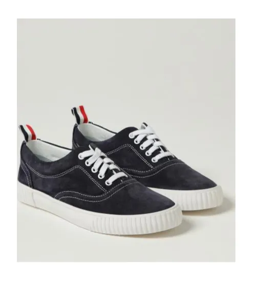 Lace-Up Suede Sneakers