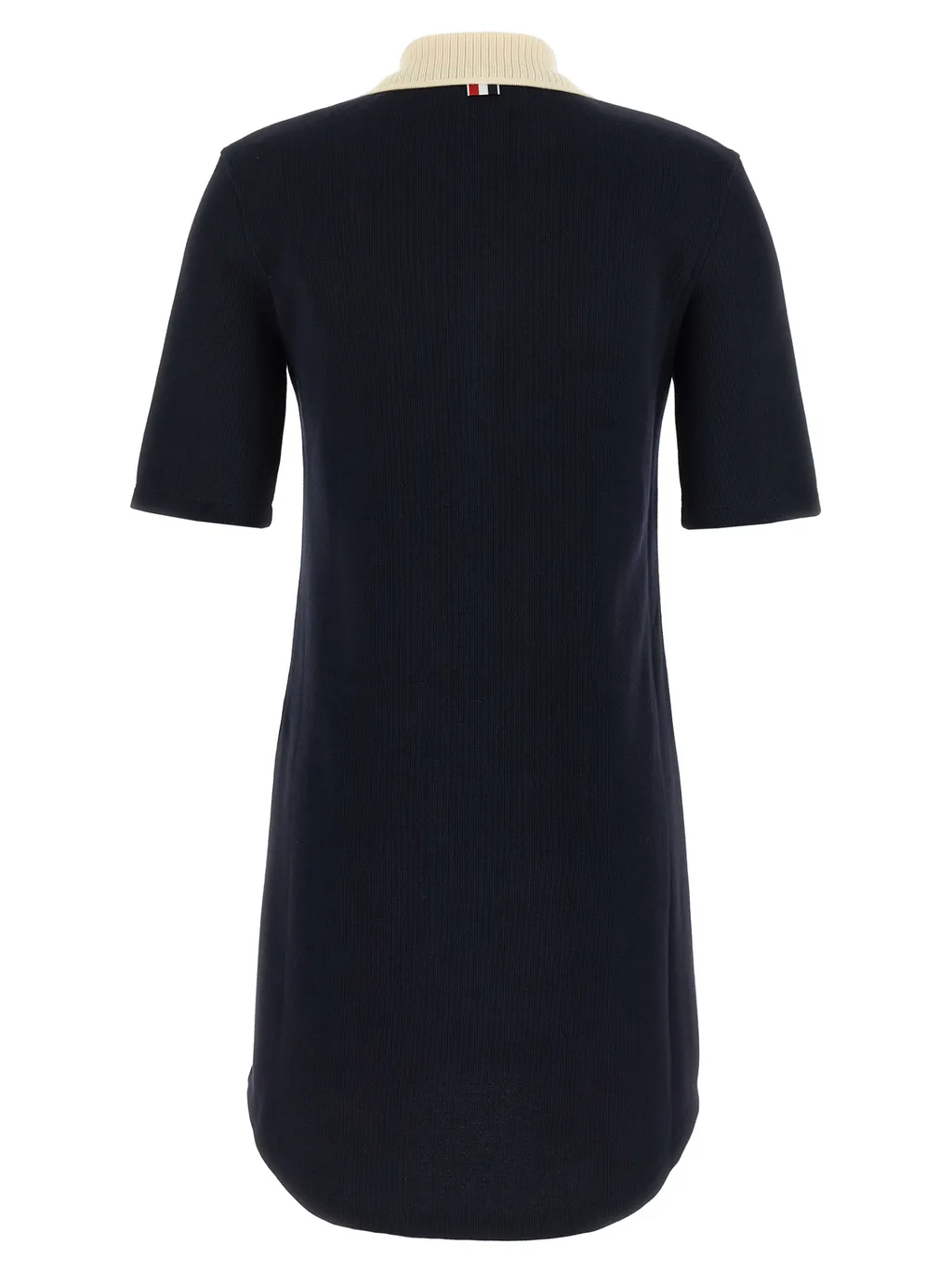 Short Sleeved Ribbed Mini Dress