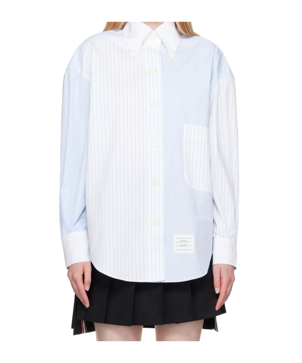 Pinstriped Poplin Shirt