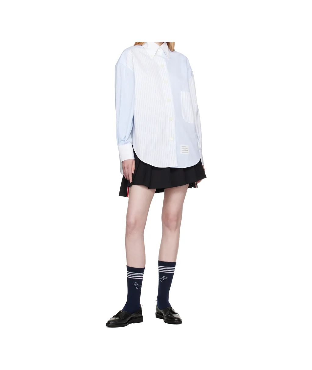 Pinstriped Poplin Shirt