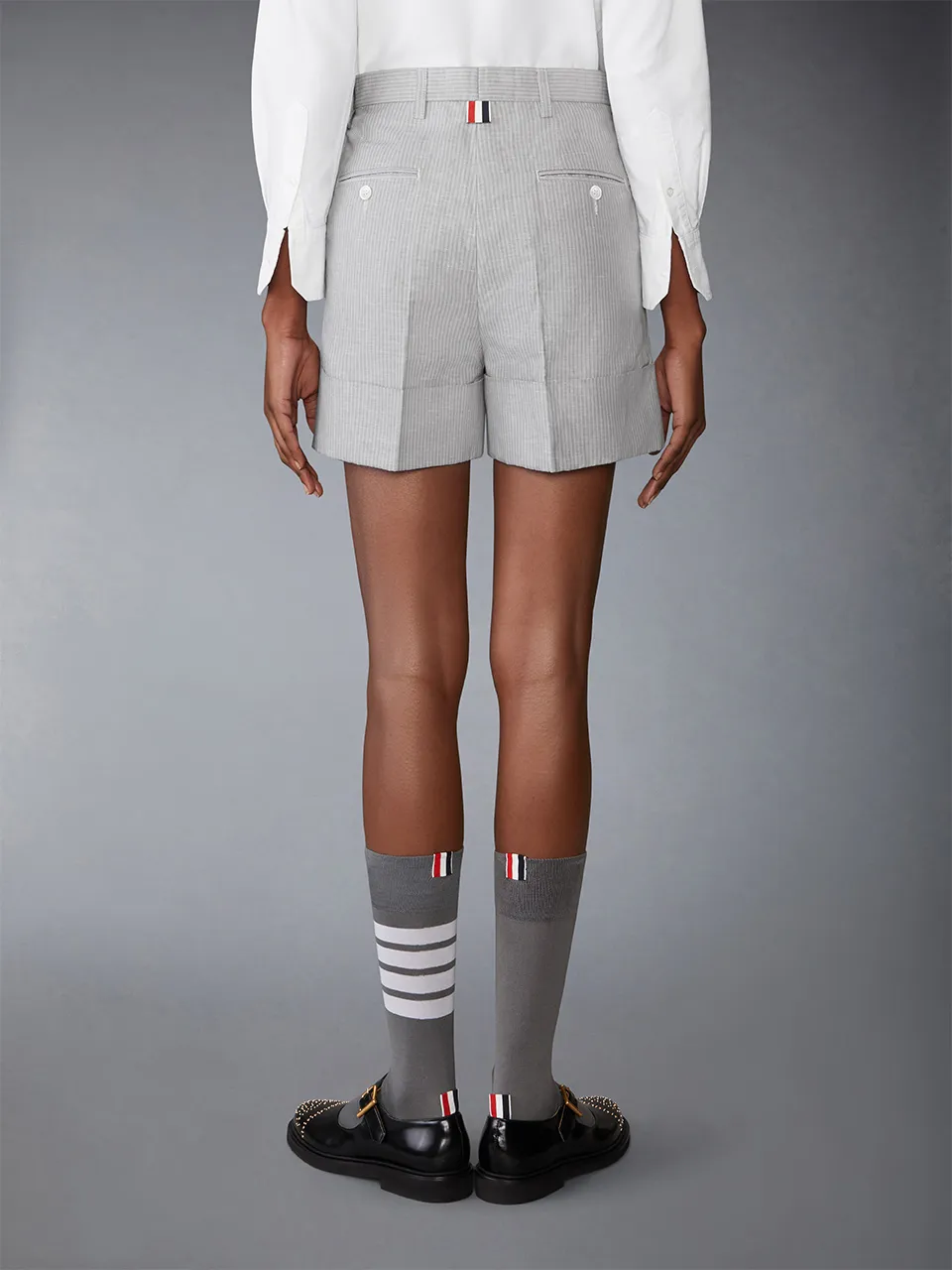 Pinstripe Shorts