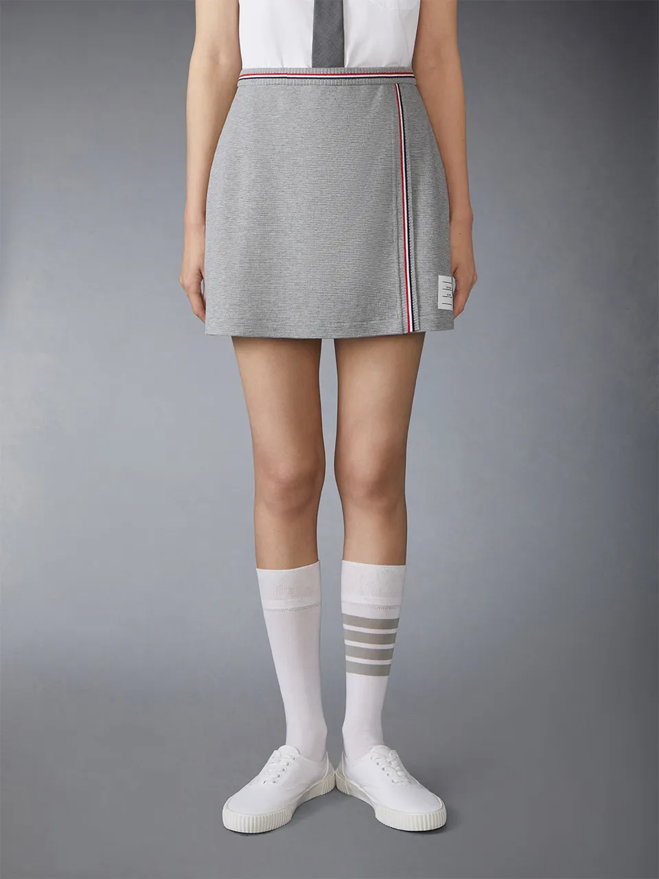 Waffle Mini Wrap Skirt