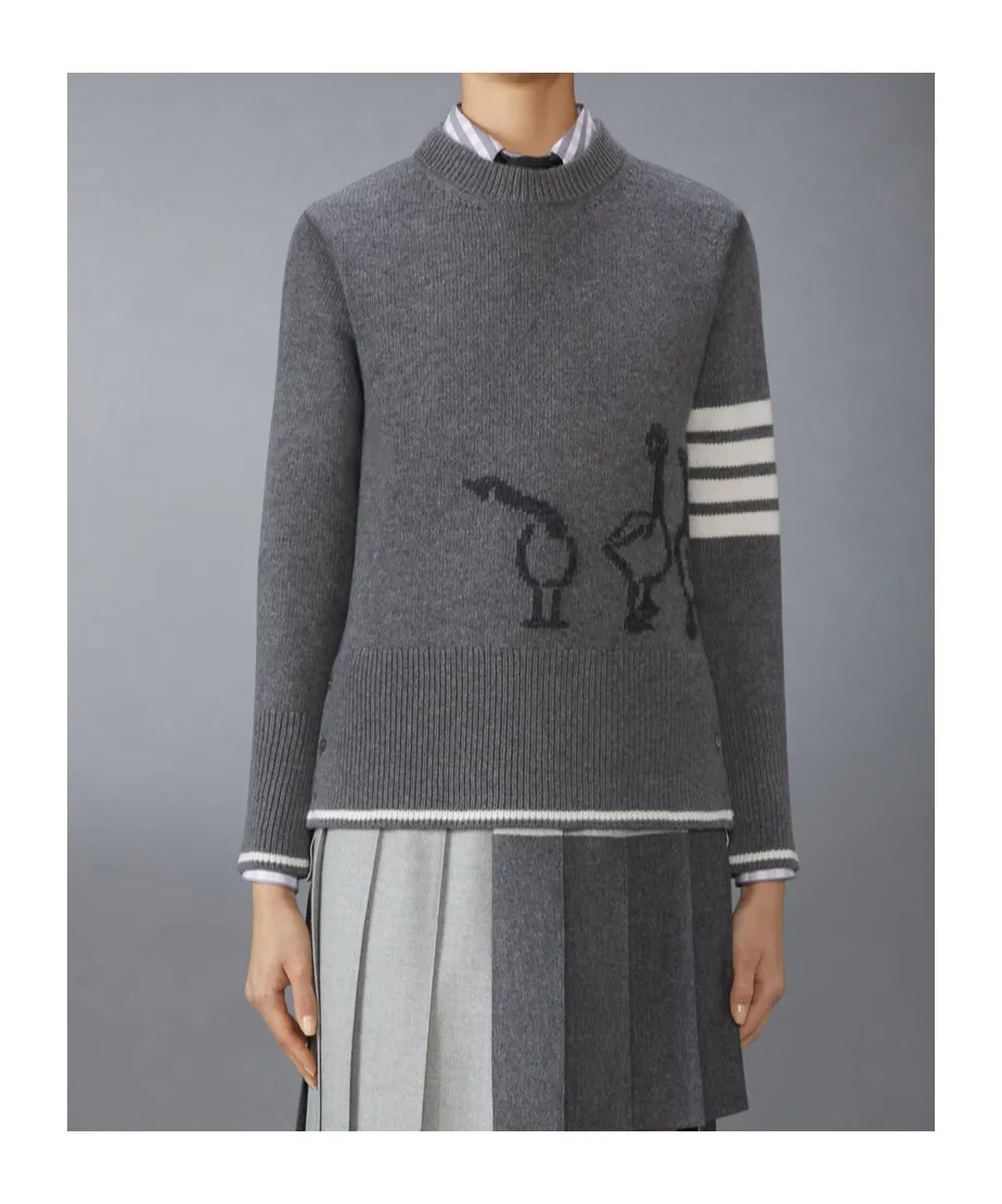 Long-Sleeved Crewneck Jumper