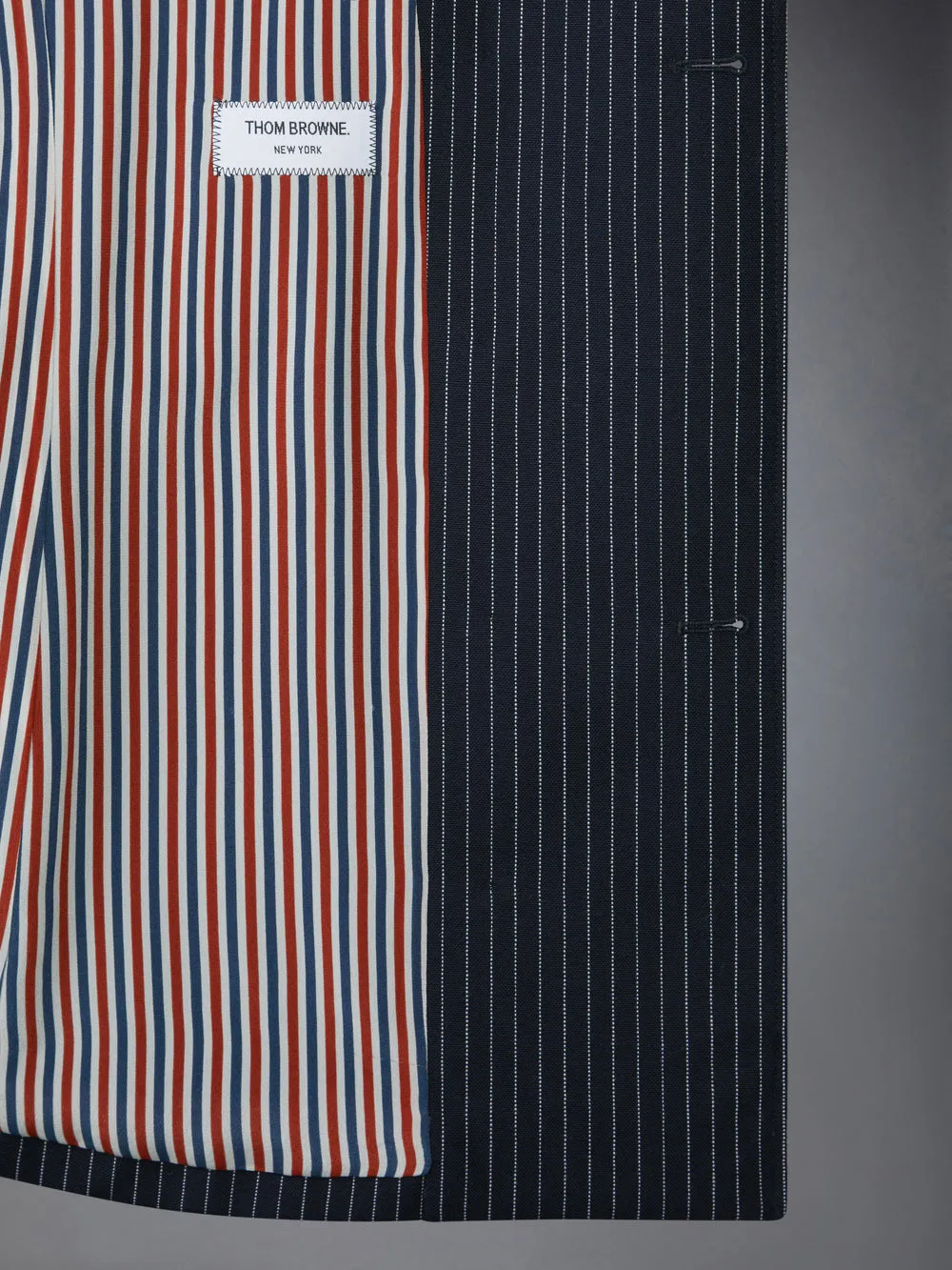 Pinstripe Double-Breasted Jacket