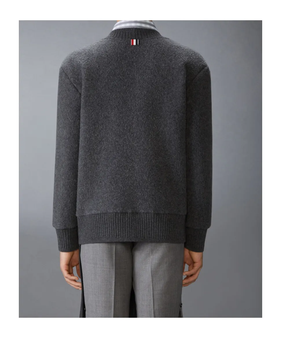 V-Neck Wool Cardigan