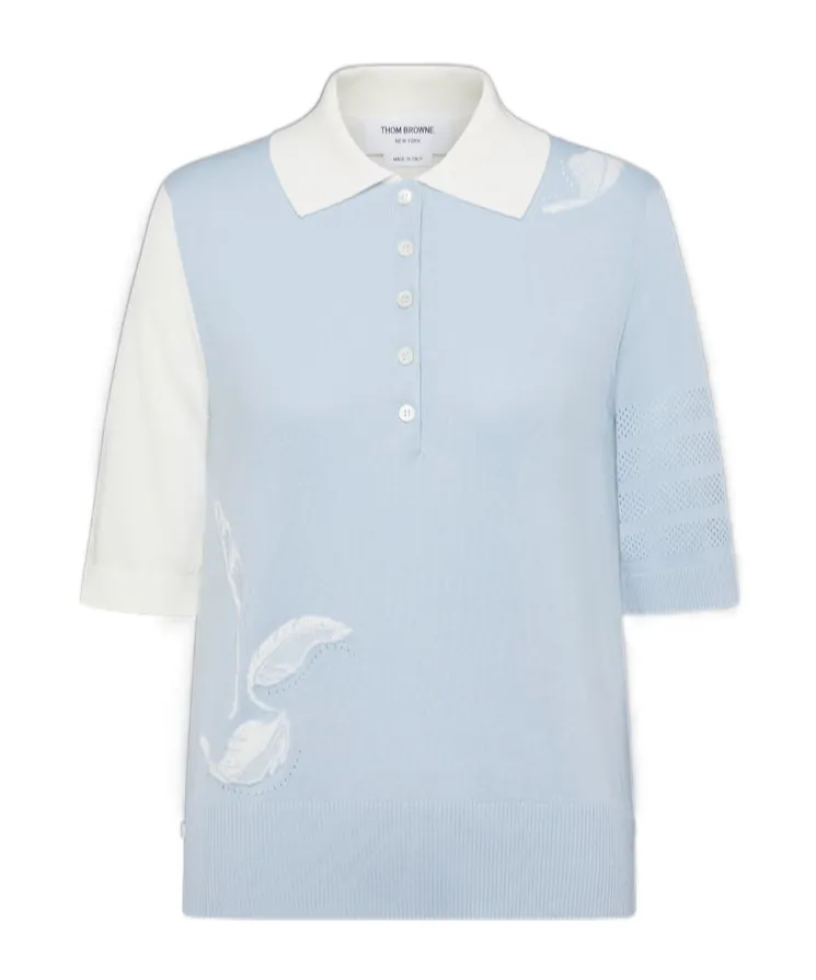 Knitted Polo Top