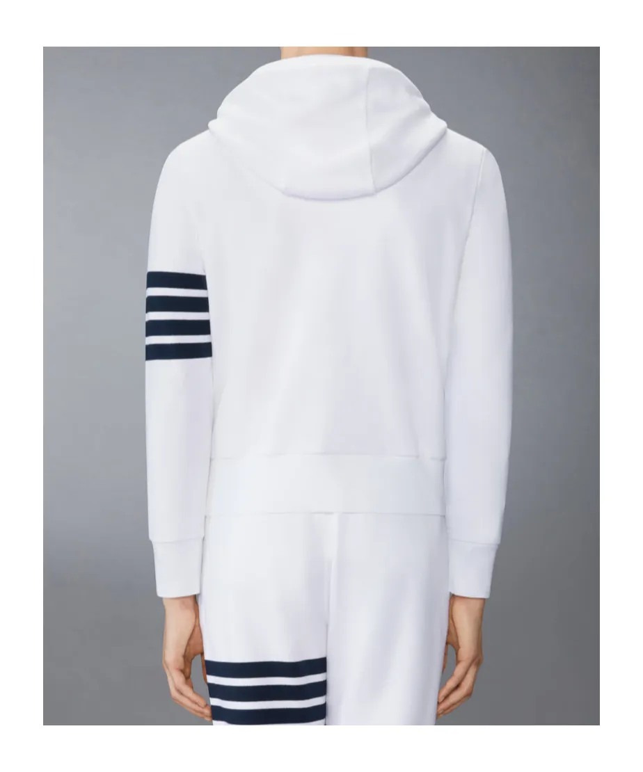 Zip-Up Drawstring Hoodie