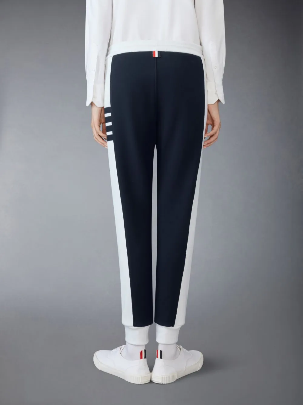 4 Bar-Stripe Drawstring Track Pants