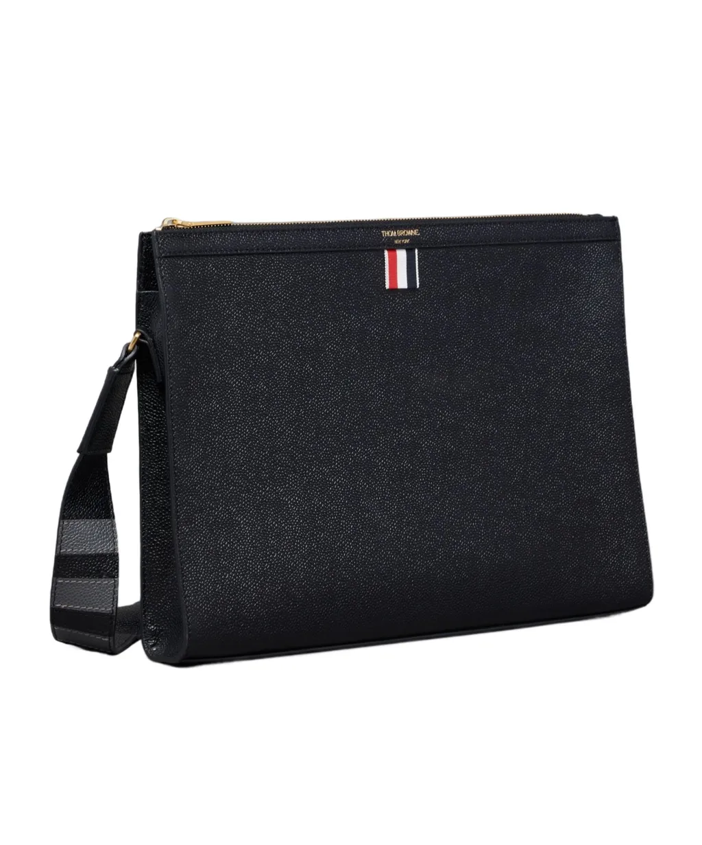 4-Bar Leather Crossbody Bag