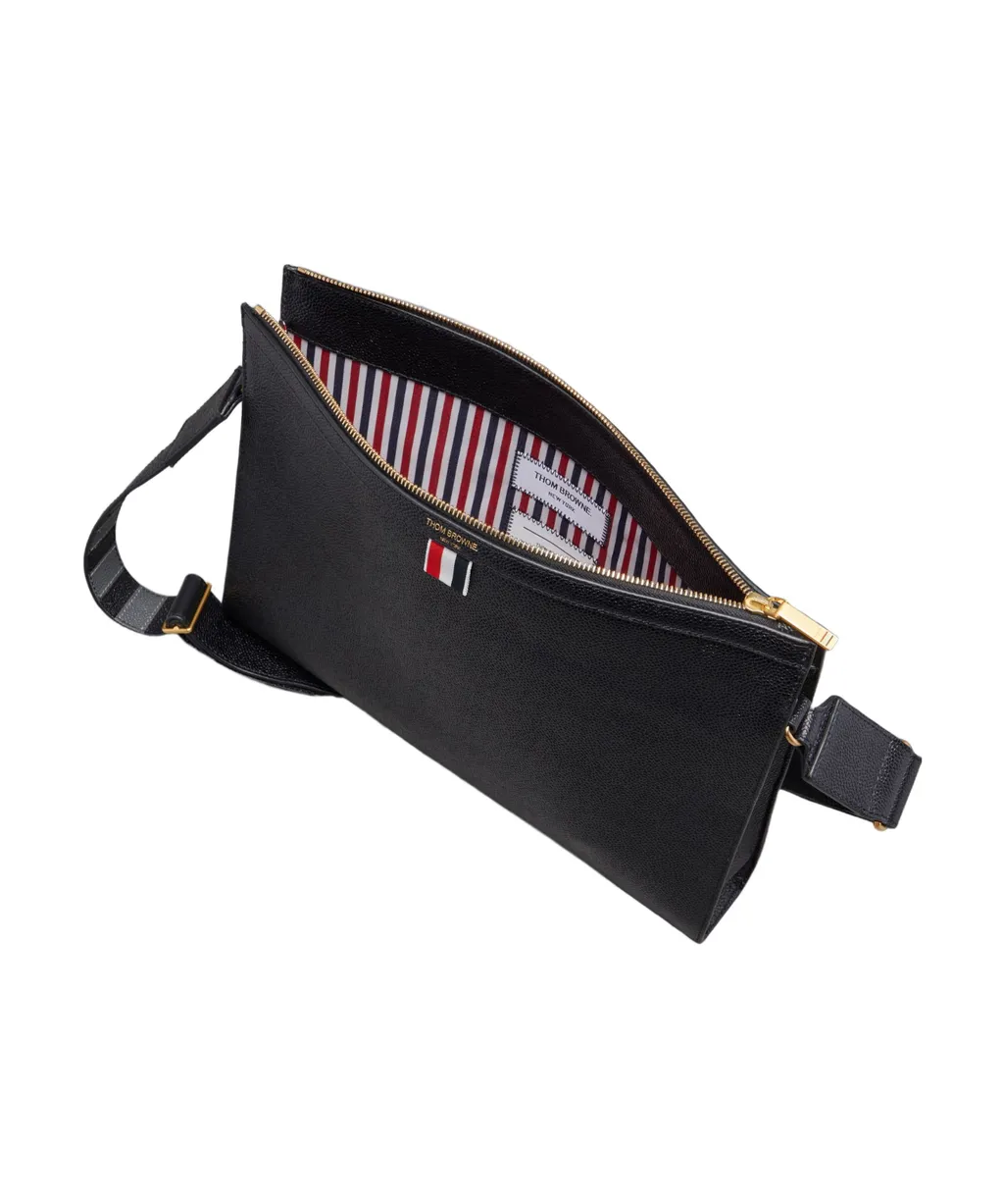 4-Bar Leather Crossbody Bag
