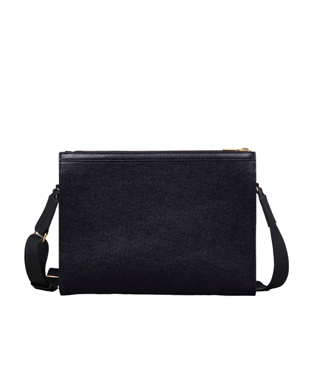 4-Bar Leather Crossbody Bag