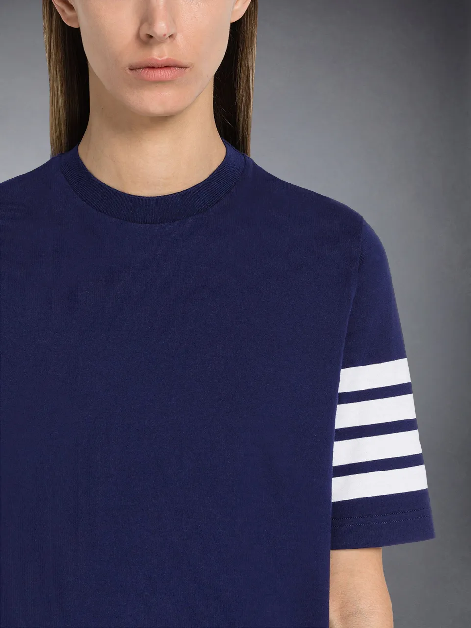 Four-Stripe Sleeve T-Shirt