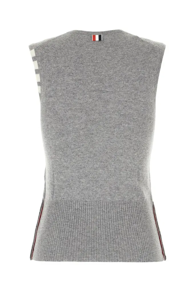 Four-Bar Cashmere Vest
