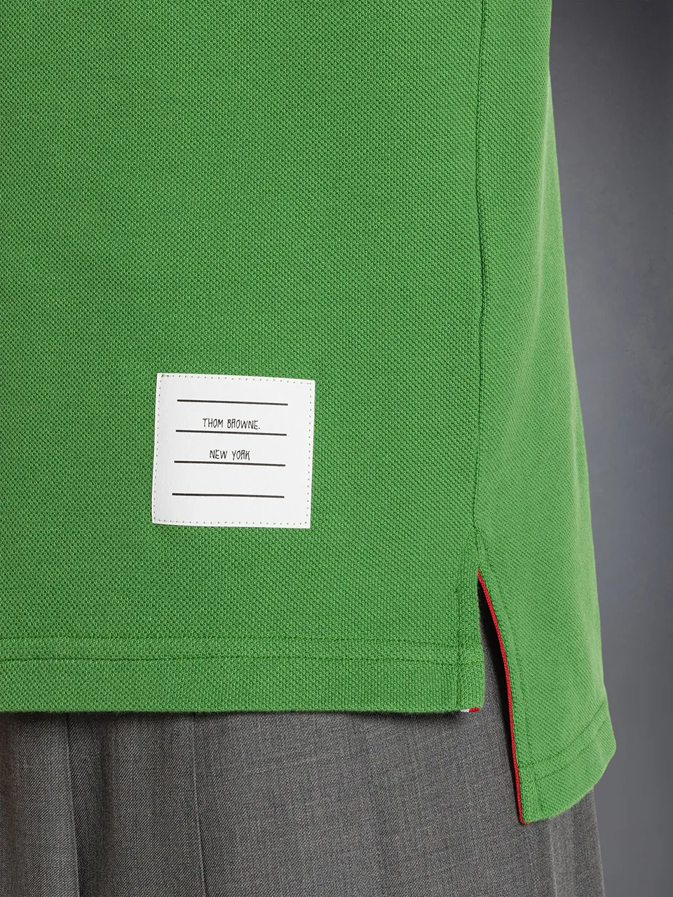 4-Bar Long-Sleeved Polo Top