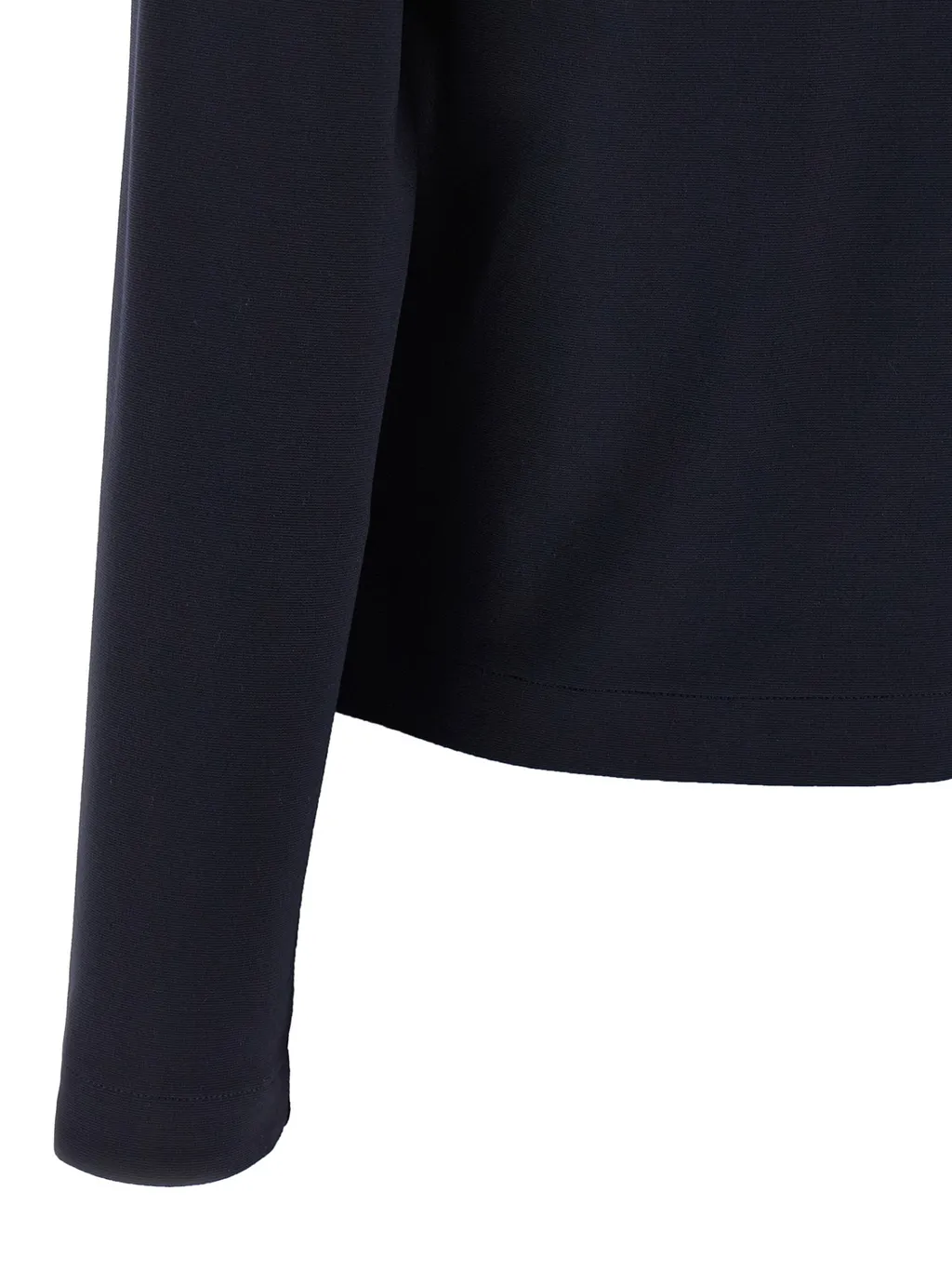 Ancora-Detailed Crewneck Knitted Cardigan