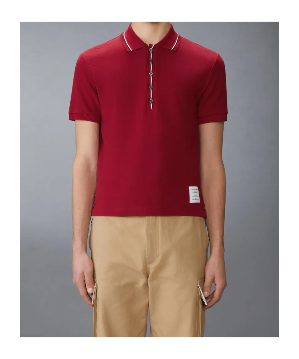 Rwb-Stripe Cotton Polo Shirt