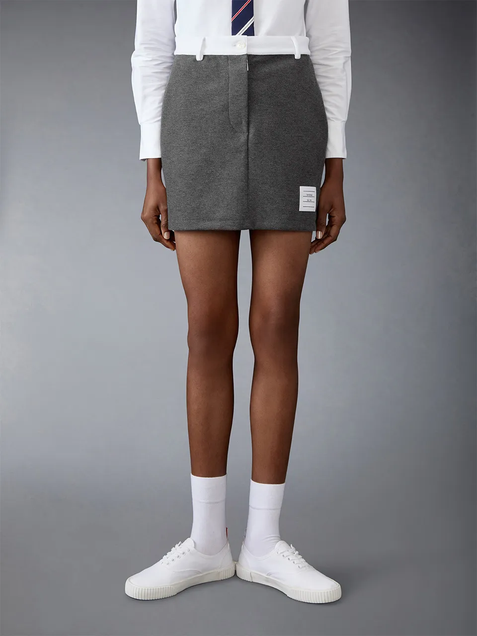 Logo-Patch Mini Skirt