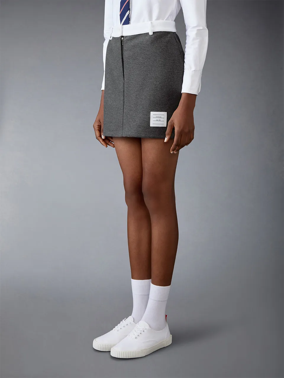 Logo-Patch Mini Skirt