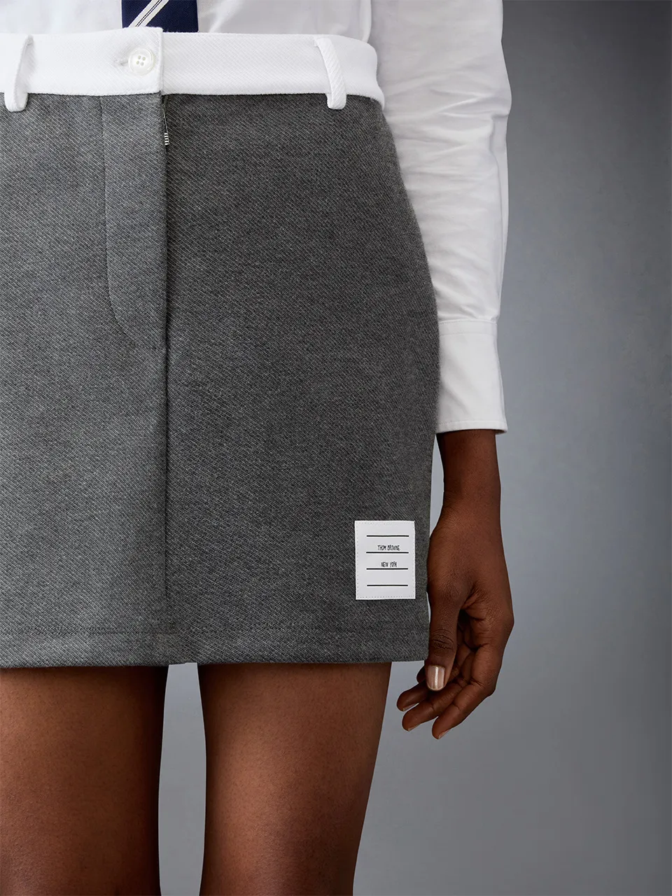 Logo-Patch Mini Skirt