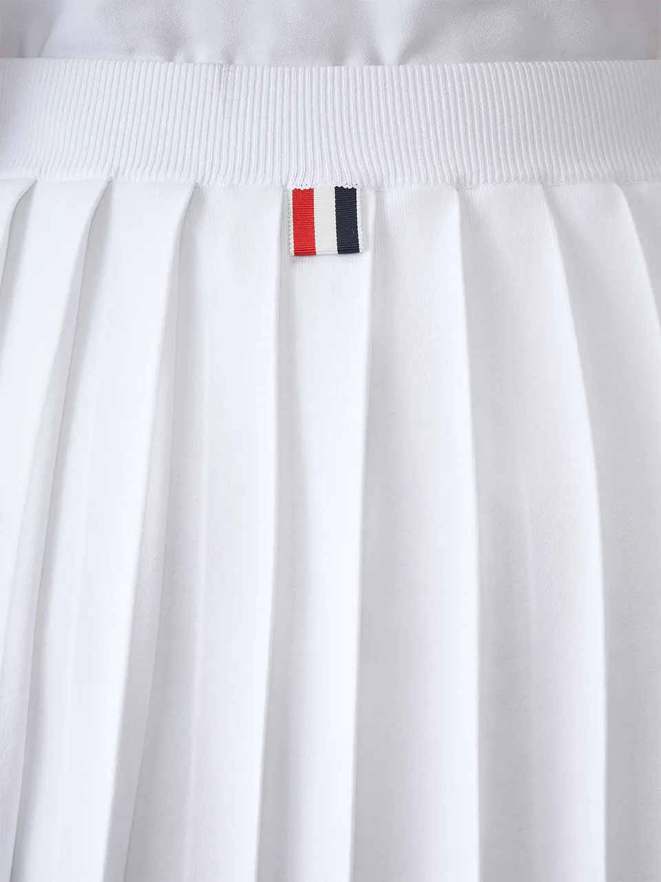 Pleated Midi Skirt With Dachshund Intarsia