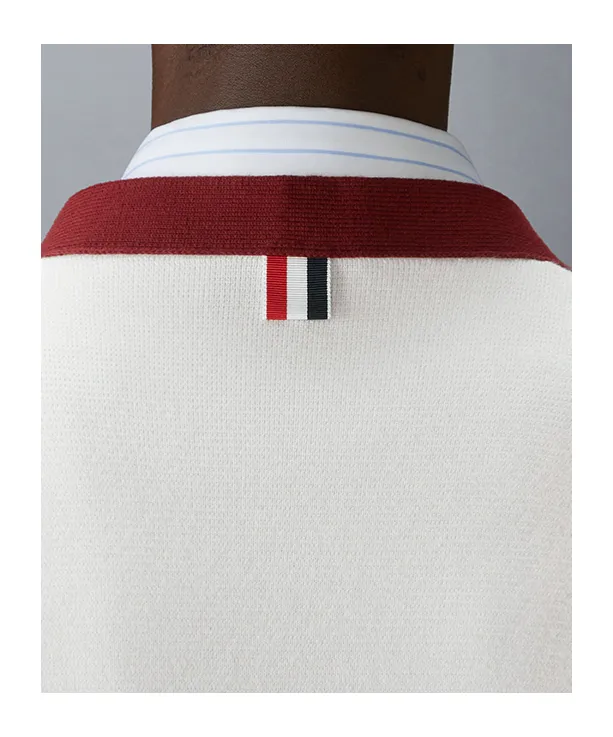 4-Bar Stripe Cotton Cardigan