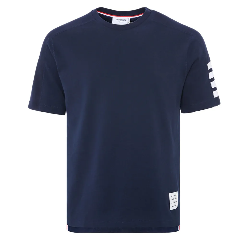 4-Bar Stripe Crewneck T-Shirt