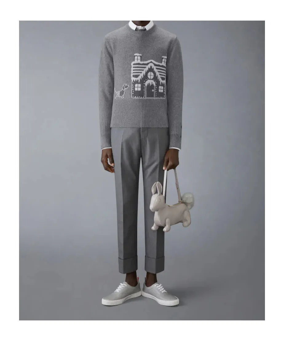 Patterned-Jacquard Wool Jumper