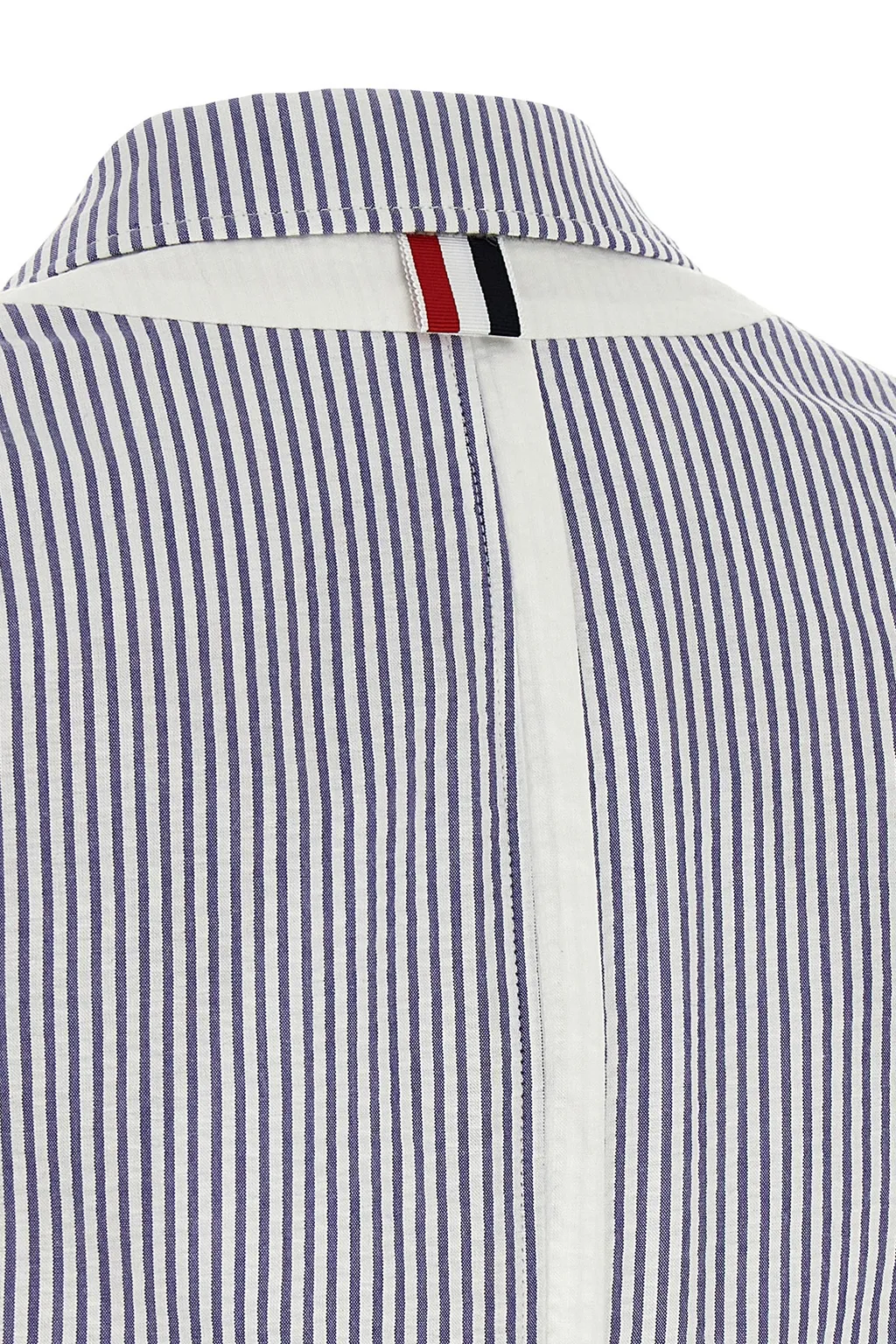 Single-Breasted Seersucker Blazer