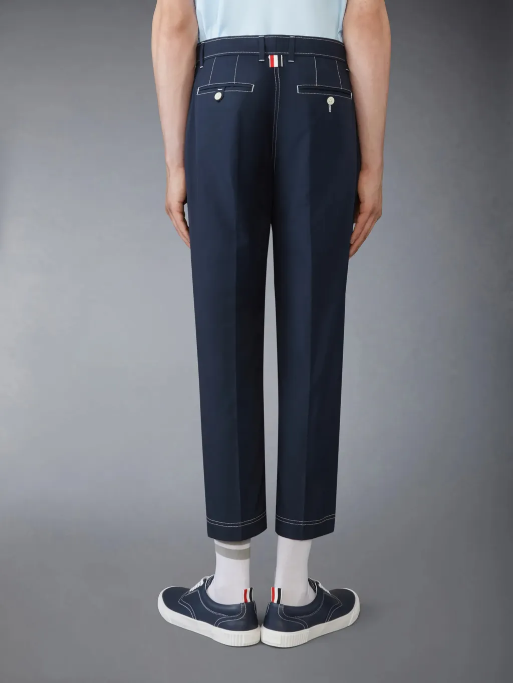 Contrast Stitch Pants
