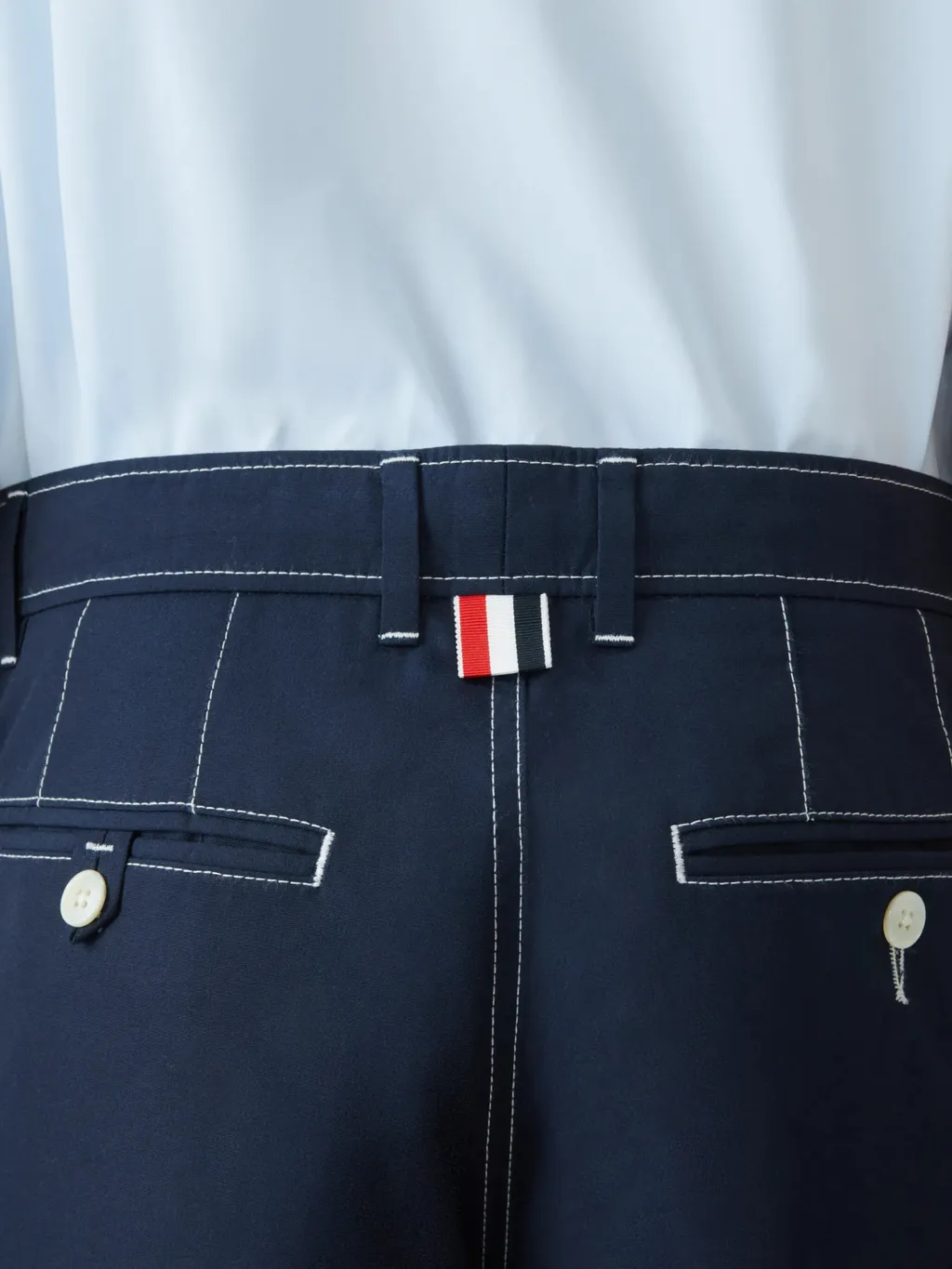 Contrast Stitch Pants