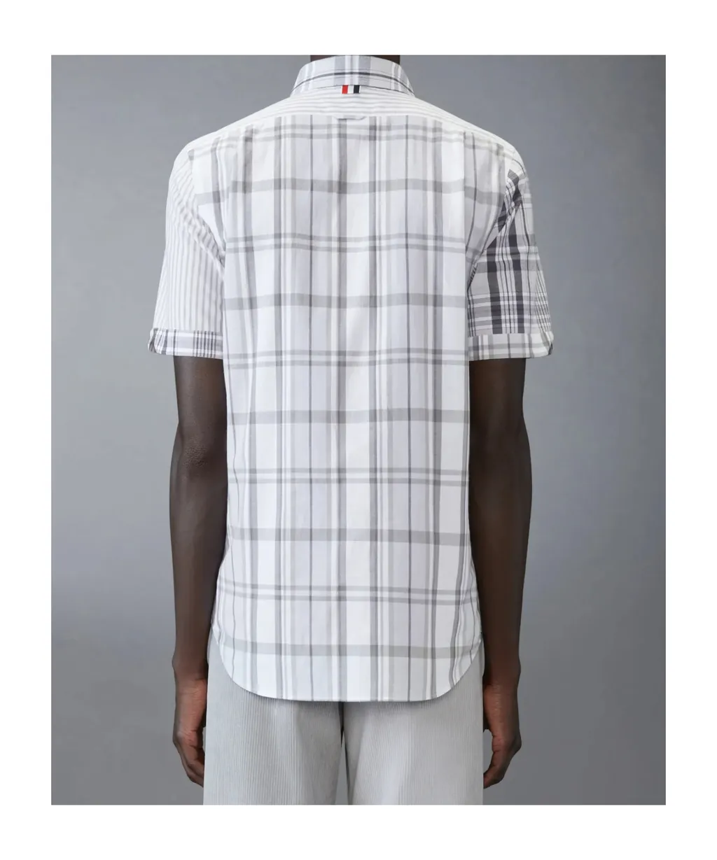 Mix-Pattern Cotton Shirt