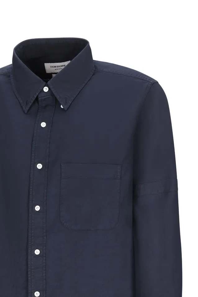 Logo-Tag Cotton Shirt