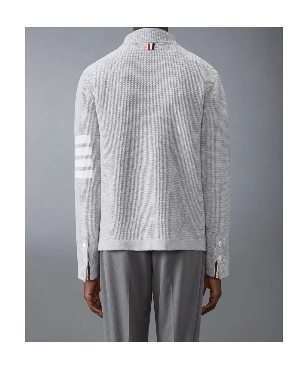 4-Bar V-Neck Cardigan